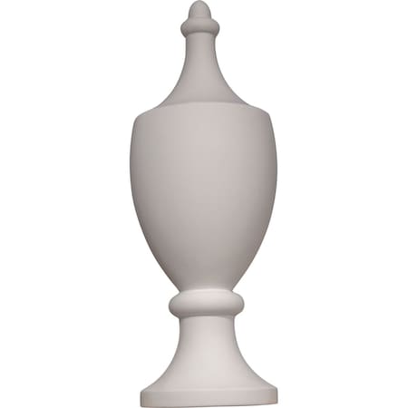 Ekena Millwork 5"W x 2 1/2"D x 15"H Half Round Urn Finial FIN05X15UH